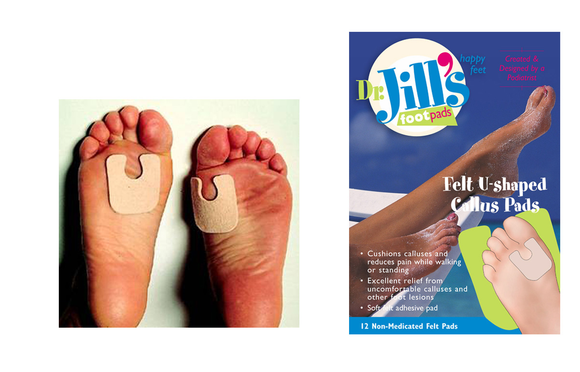 Dr. Jill's Felt U-Shaped Pads