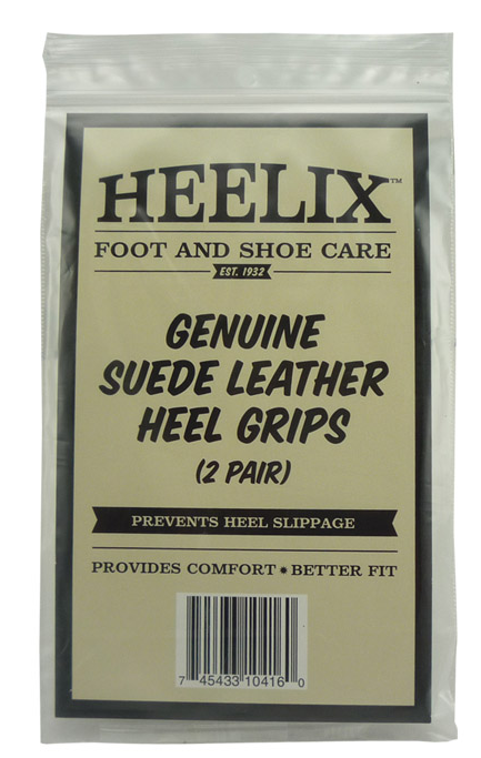 Heelix Genuine Suede Leather Heel Grips